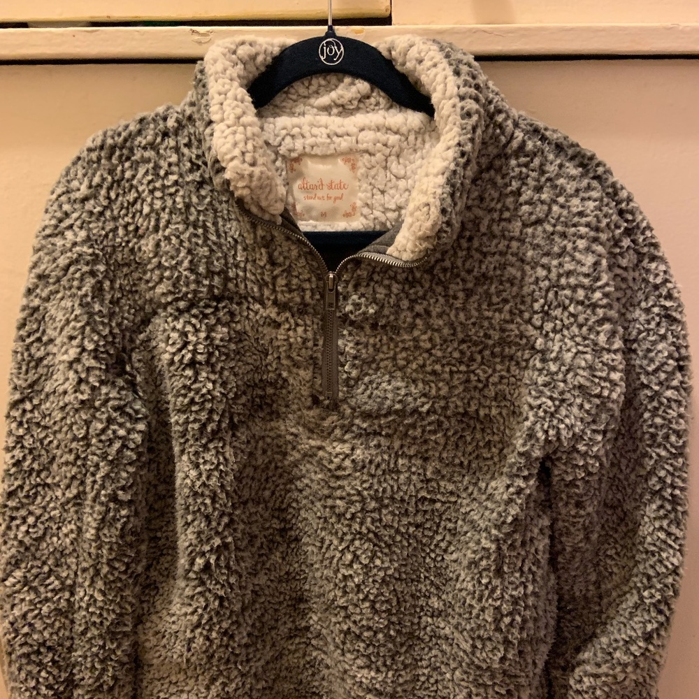 Fluffy Pullover Jacket